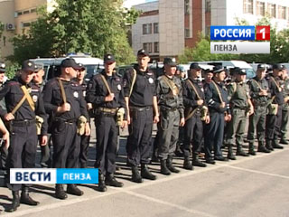 Отряд пензенской полиции отправился в служебную командировку на Северный Кавказ