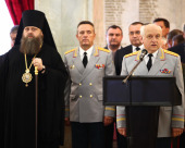 Епископ Зарайский Меркурий поздравил выпускников Военной академии Генерального штаба
