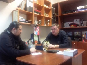 священник Алексий Рой встретился с председателем Ассоциации боевых искусств Чистовым Сергеем Борисовичем
