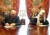 Подписано Соглашение о сотрудничестве между Федеральной службой исполнения наказаний России и Русской Православной Церковью