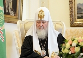 Святейший Патриарх Кирилл: Сейчас необходимо мобилизовать все духовные силы, чтобы противостоять вражде и жестокости крепкой верой и искренней любовью к ближним и дальним