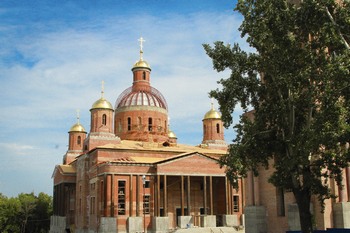В Пензе идет строительство Спасского кафедрального собора. Фото Игоря Клопова