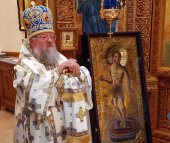 Обнаруженный недавно чудотворный Малочернетчинский образ Спасителя «Хлеб Жизни» передан Церкви