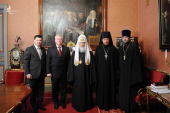 Святейший Патриарх Кирилл встретился с президентом Всемирного баптистского альянса пастором Джоном Аптоном