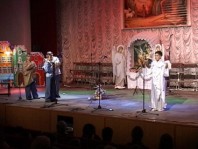 Древнюю историю со сцены областной филармонии рассказали ученики Башмаковской средней школы