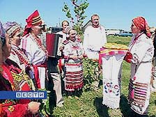 В мордовском селе Пазелки в национальных традициях отметили Святую Троицу