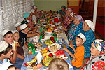 В татарских селах дети находятся под присмотром бабушек