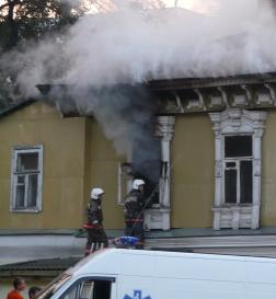 В Пензе сгорело старинное здание