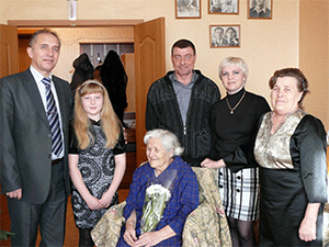 95-летний юбилей Анны Алексеевны Сорокиной