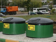 В Заречном начата промывка мусорных контейнеров