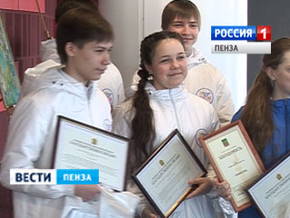 В Пензе наградили юных участников сводного олимпийского хора
